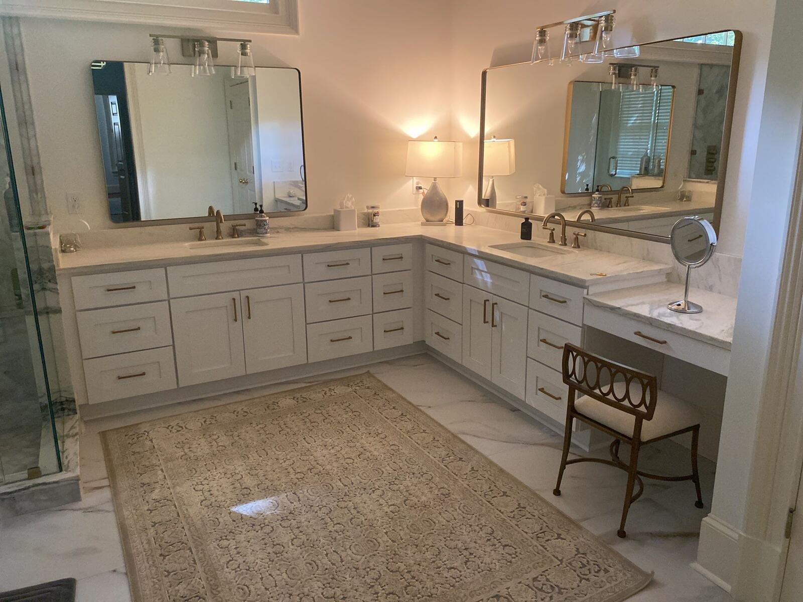 Completed bathroom project