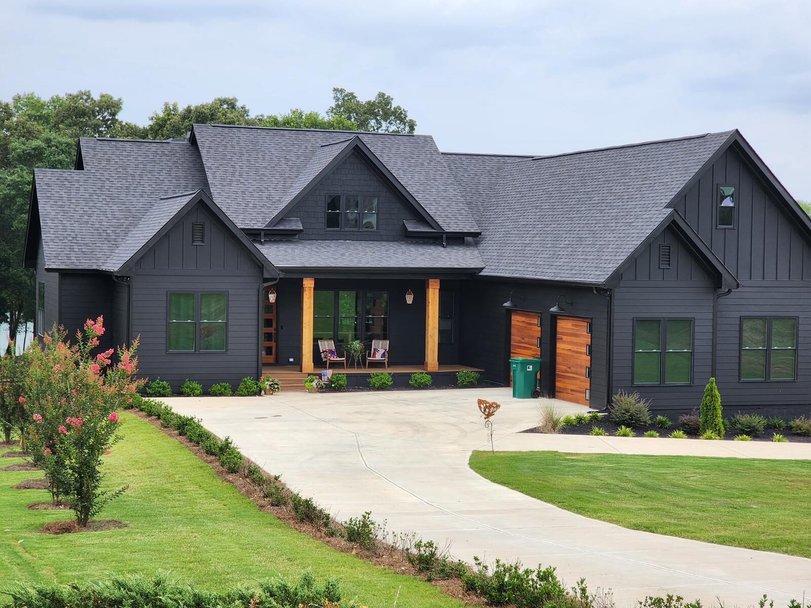 Dark exterior